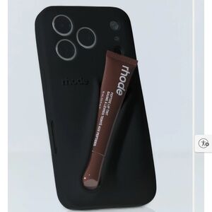 RHODE Black Phone Case with Lip Holder
